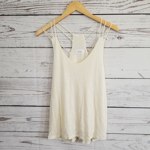 Bluetique Tops - BlueTique Cream Top